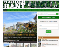 Tablet Screenshot of gardenrant.com